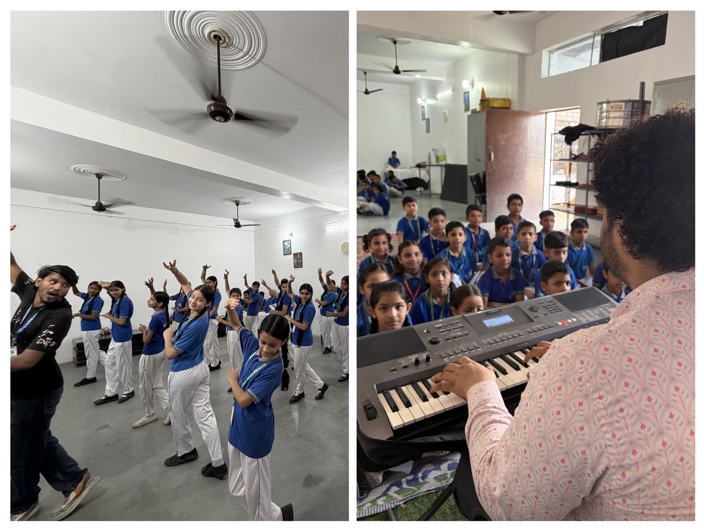 Art and Music at Navyug Public School