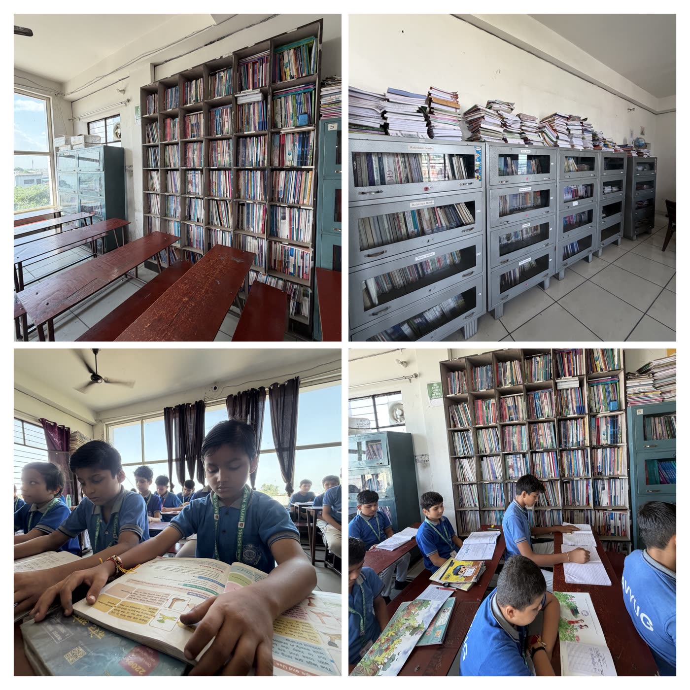 Library at Navyug Public School