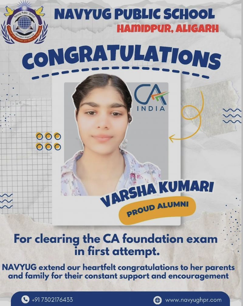 Varsha Kumari - CA Foundation