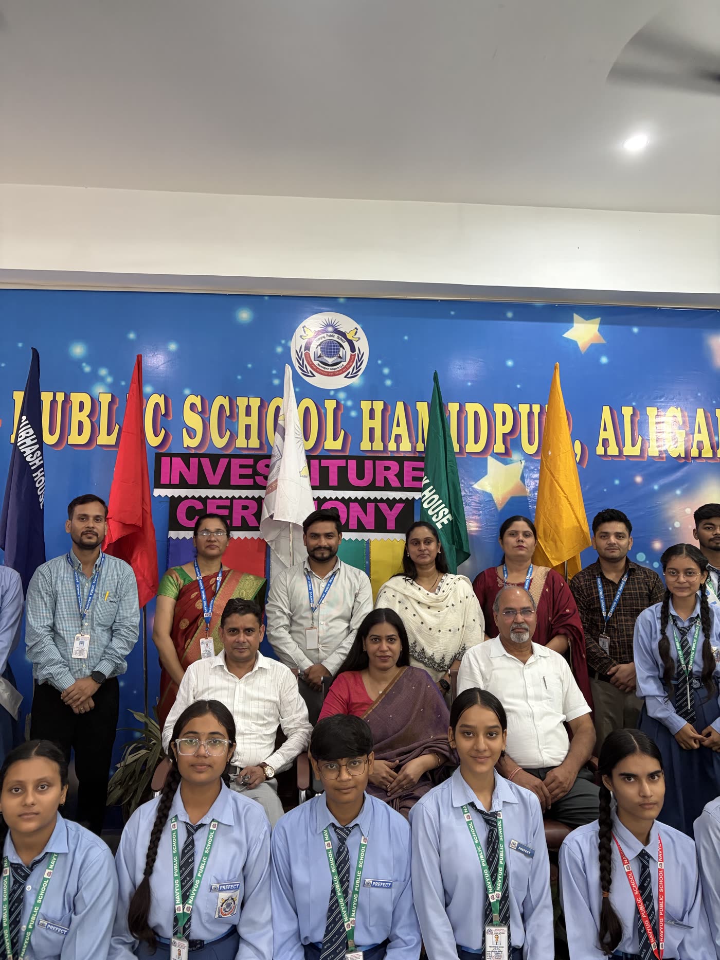 Group Photo with Principal & Staff